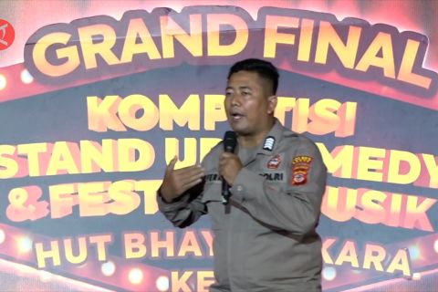 Polri ajak masyarakat kritik melalui komedi