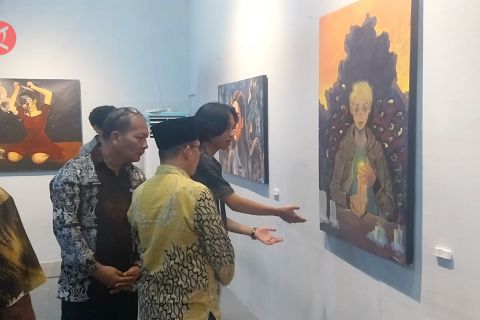 Pameran seni rupa “Luap Puas” digelar di Taman Budaya Padang