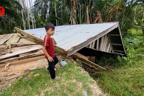 Perangkat desa lakukan penanganan awal ke korban puting beliung Aceh