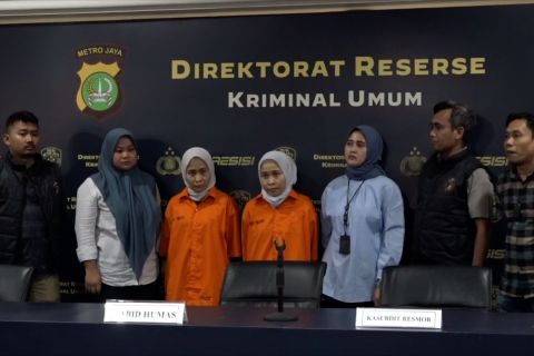 Si kembar Rihana dan Rihani resmi ditahan Polda Metro Jaya