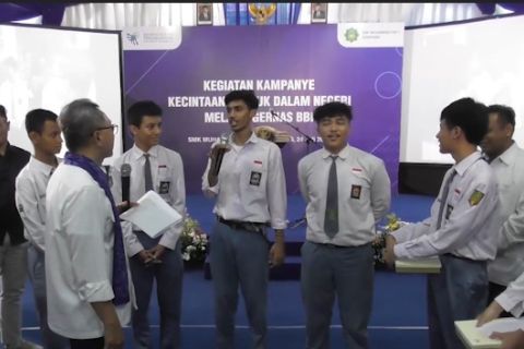 Mendag ajak pelajar Semarang cintai produk lokal bukan sekadar slogan
