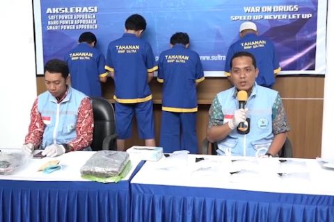 BNN ungkap belasan kasus narkotika di Kalbar dan Sulawesi Tenggara