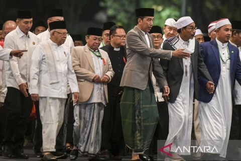 Zikir dan Doa Kebangsaan 78 Tahun RI di Istana Merdeka