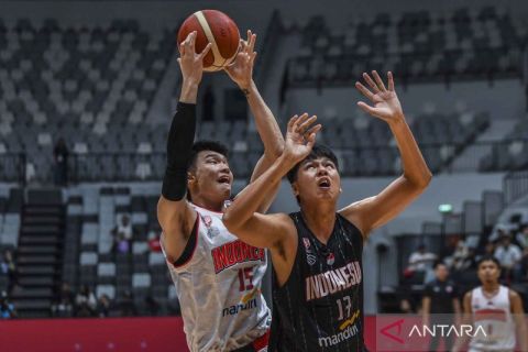 Timnas basket Indonesia tekuk Indonesia Patriots 82-56