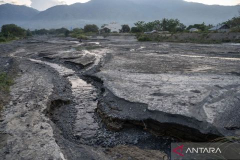 Terdampak el nino, debit air sungai di Palu menurun