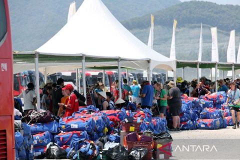 Peserta jambore pramuka sedunia di Korsel dievakuasi karena ancaman topan Khanun