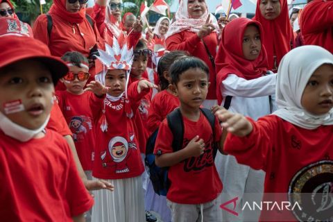 Pawai Anak Sambut Hari Kemerdekaan