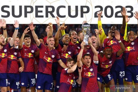 RB Leipzig juara Piala Super Jerman usai tekuk Bayern Munich 3-0