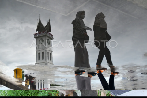 Capaian jumlah kunjungan wisatawan di Sumbar
