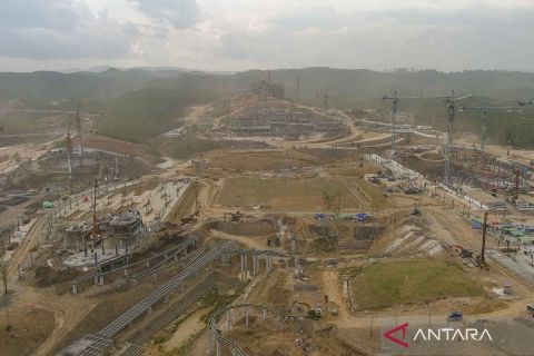 Begini suasana progres pembangunan IKN