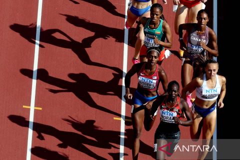 Aksi atlet top dunia di kejuaraan dunia atletik Hungaria 