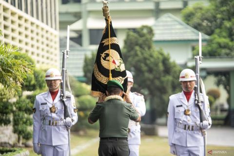 Penyambutan Panglima Kodam II Sriwijaya yang baru