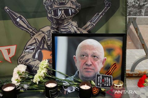 Begini suasana belasungkawa tewasnya bos Wagner Yevgeny Prigozhin