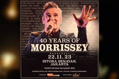 40 tahun berkarya, Morrissey akan gelar konser di Jakarta