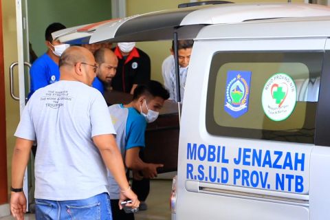 Jenazah pembalap Jepang Haruki Noguchi dipulangkan dari Lombok