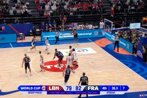 Prancis berhasil kalahkan Lebanon dalam putaran grup H FIBA 2023