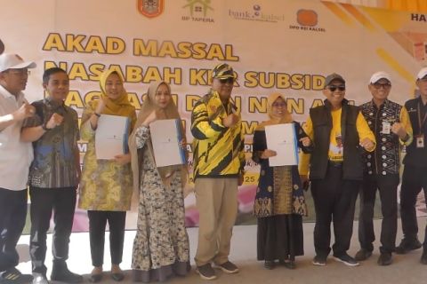 Akad massal program perumahan subsidi bagi ASN dan Non ASN di Kalsel