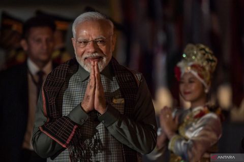 Perdana Menteri India tiba di Indonesia