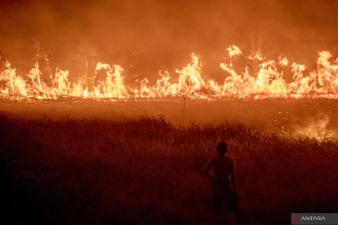 Titik api di Sumatera Selatan