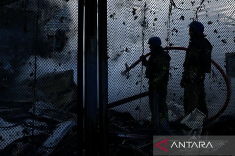 Rudal Rusia hantam Kyiv Ukraina