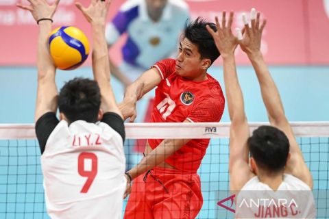 Asian Games 2022: Timnas voli putra Indonesia dikalahkan China