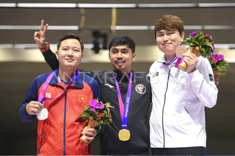 Medali emas pertama Indonesia di Asian Games 2022