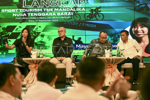 Dialog lanskap sport tourism the Mandalika NTB