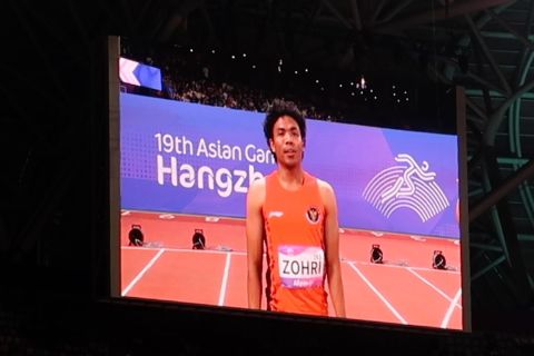 Lalu Zohri melaju ke final lari 100 meter putra