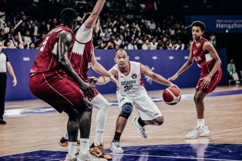Langkah terhenti di Asian Games, tim basket Indonesia kalah dari Qatar