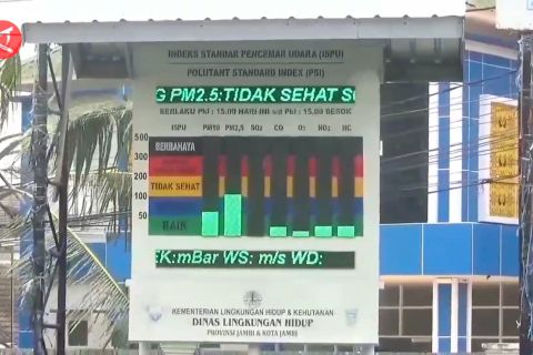 Kualitas udara buruk, ini langkah Pemprov Jambi
