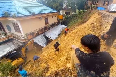 Intensitas hujan tinggi, 8 titik longsor terjadi di Tarakan