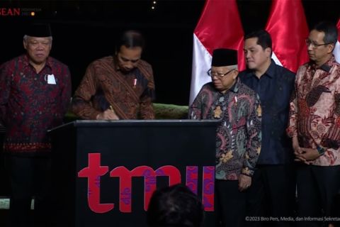 Jokowi resmikan proyek revitalisasi TMII senilai Rp1,27 triliun
