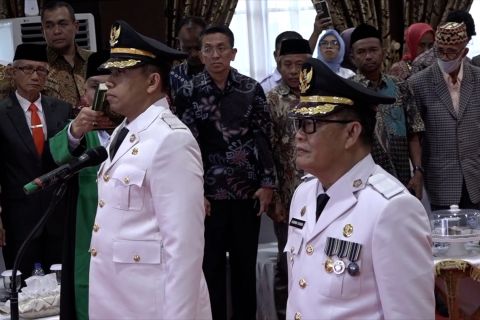 Lantik Pj Bupati Konawe dan Pj Wali Kota Baubau, ini pesan Andap