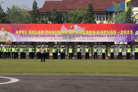 Polda Kalbar gelar operasi cipta kondisi jelang Pemilu 2024