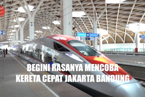 Begini rasanya mencoba Kereta Cepat Jakarta Bandung