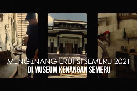 Mengenang erupsi Semeru 2021 di Museum Kenangan Semeru