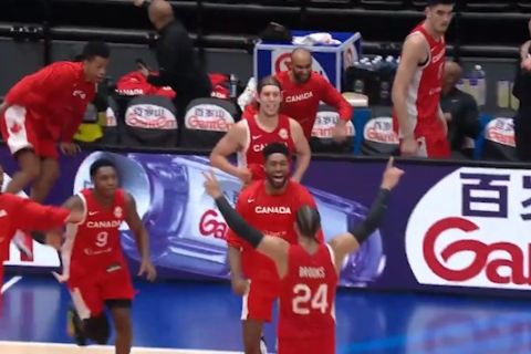 Timnas Basket Kanada tumbangkan juara bertahan Spanyol