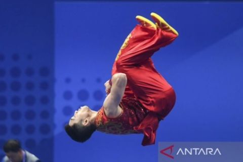 ​Medali emas ketiga, kini lewat jurus wushu Harris Horatius