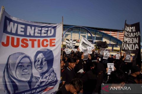 Peringatan setahun Tragedi Kanjuruhan