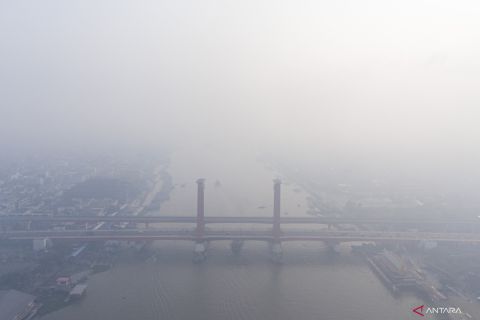 Bencana kabut asap karhutla di Sumsel