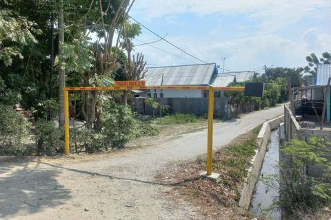 Portal batas ketinggian kendaraan dipasang di Lorong I Gusti Ngura Rai yang menghubungkan Lorong tersebut ke Jalan Malaya dan Jalan Lembu