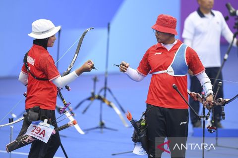 Medali perunggu persembahan Riau Ega-Diananda Choirunisa