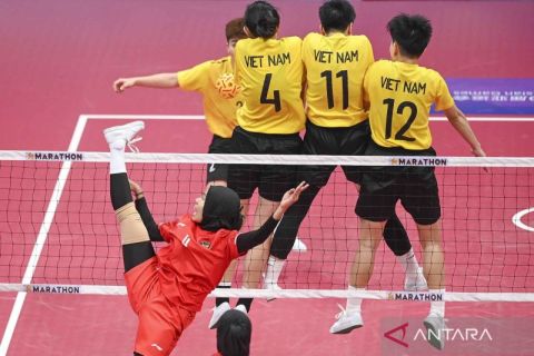 Sepak takraw putri raih medali perak Asian Games 2022
