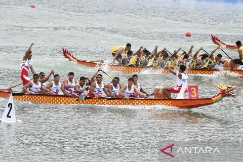Perahu naga putra raih medali emas Asian Games 2022