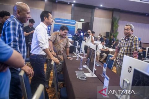 Dirjen IKP Kominfo tinjau persiapan media center KTT AIS Forum 2023