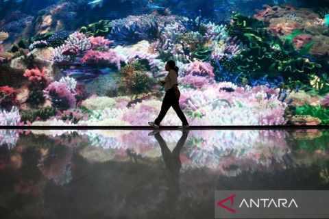 Animasi ekosistem laut sambut KTT AIS Forum 2023 di Bali