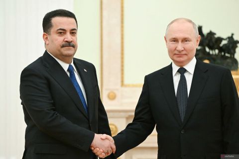 Perdana Menteri Irak bertemu Presiden Rusia