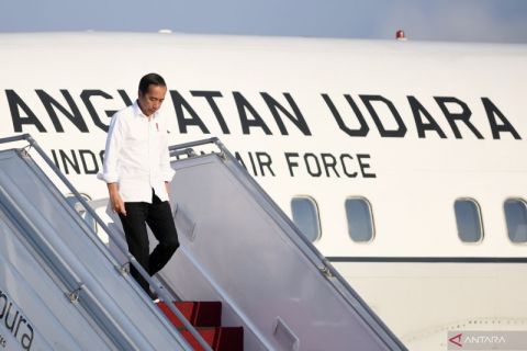 Presiden Joko Widodo  tiba di Bali