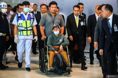 Pekerja Thailand tiba di tanah air setelah dipulangkan dari Isreal
