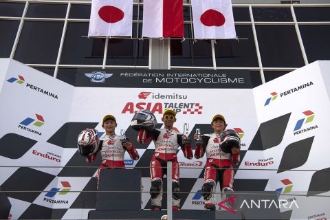 Veda Ega Pratama juara ATC, Merah Putih berkibar di Mandalika